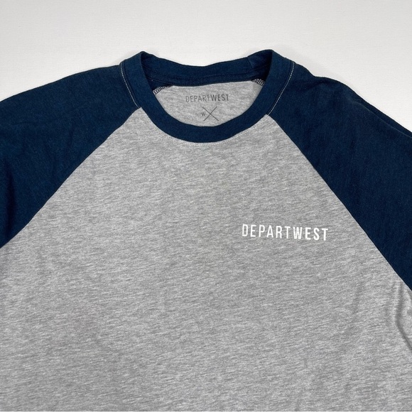 Buckle Dept West Raglan Tee Shirt Long Sleeve Outdoor Camping Comfy Lounge Med - Picture 5 of 12